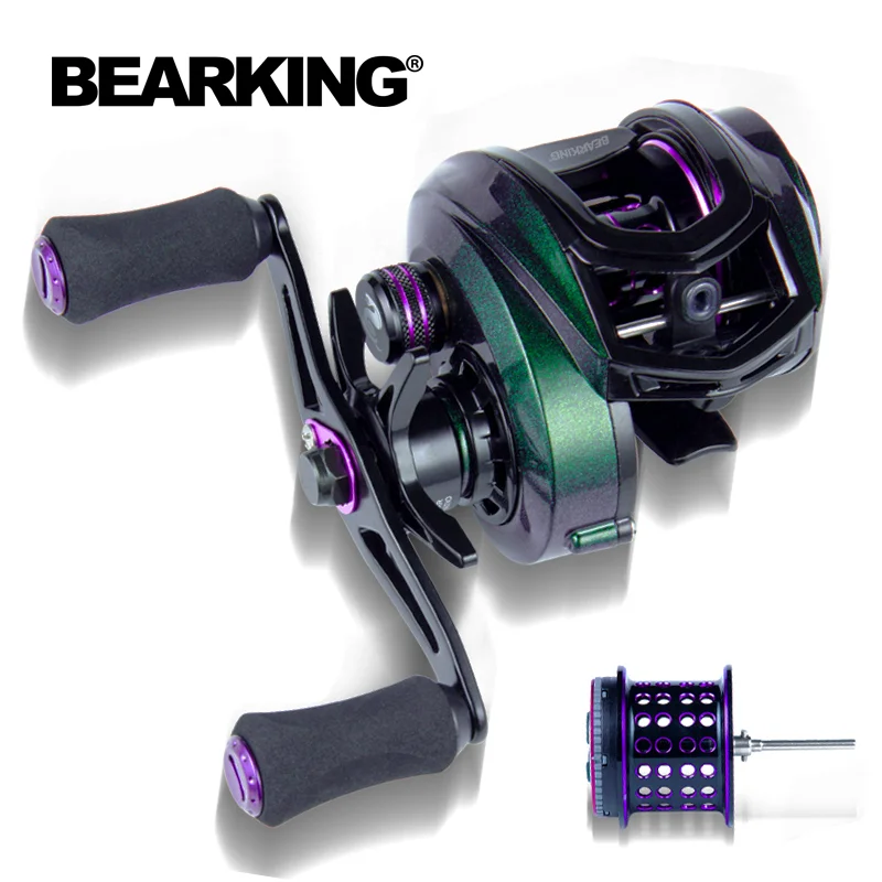 

BEARKING Baitcasting Reel 9+1BB 8KG Max Drag 8.1:1 High Speed Fishing Reel Reinforced Reel Drag Reel Carp Drag Reel Fishing