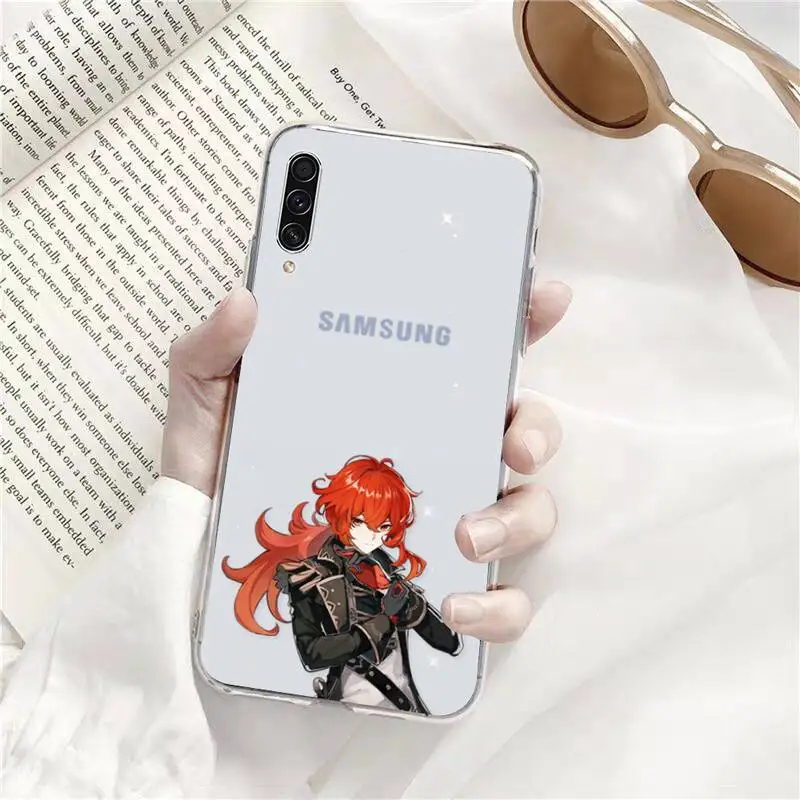 

Anime genshin impact Phone Case Transparent for Samsung s9 s10 s20 Huawei honor P20 P30 P40 xiaomi note mi 8 9 pro lite plus