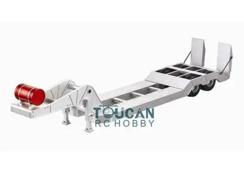 Hercules RC Тяжелый Прицеп шасси 2 оси 1/14 полу-трактор DIY Tamiye TH01054-SMT4