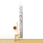 Детская декоративная Таблица роста, мультяшная подвесная линейка для измерения роста, настенное украшение для детской комнаты, для мальчиков и девочек