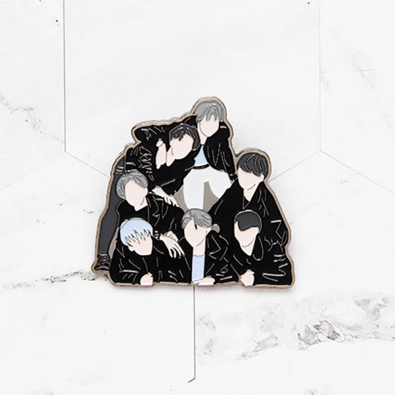 1 шт. значок Kpop Bangtan Boys новый альбом булавка брошь аксессуары ювелирные изделия