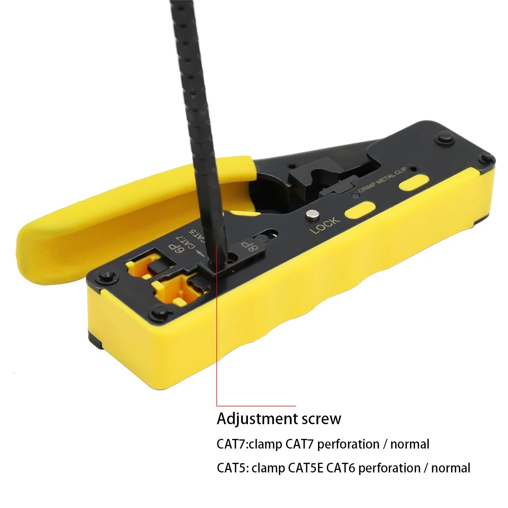 Обжимные Щипцы CAT5 CAT6 CAT7 обжимные инструменты для стандартных разъемов RJ45 RJ12 RJ11
