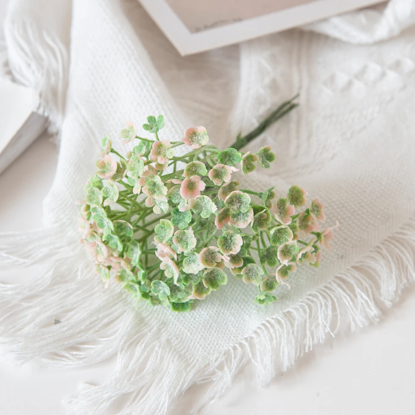 

Искусственное растение, 6 шт., ваза Гипсофила для домашнего декора, свадебные декоративные цветы, Рождественский венок, Подарочная коробка «сделай сам», рукоделие