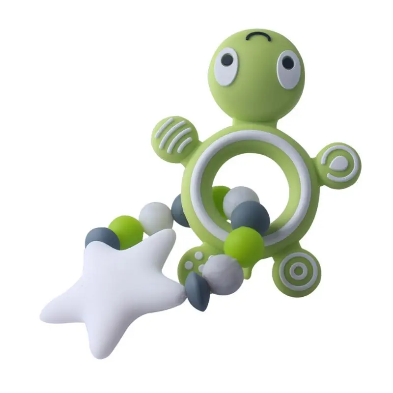 

Child Baby Pacifier Teether Soothing Boys Girls Cute Tortoise Orangutan Shape Design Kids Comfort Supplies