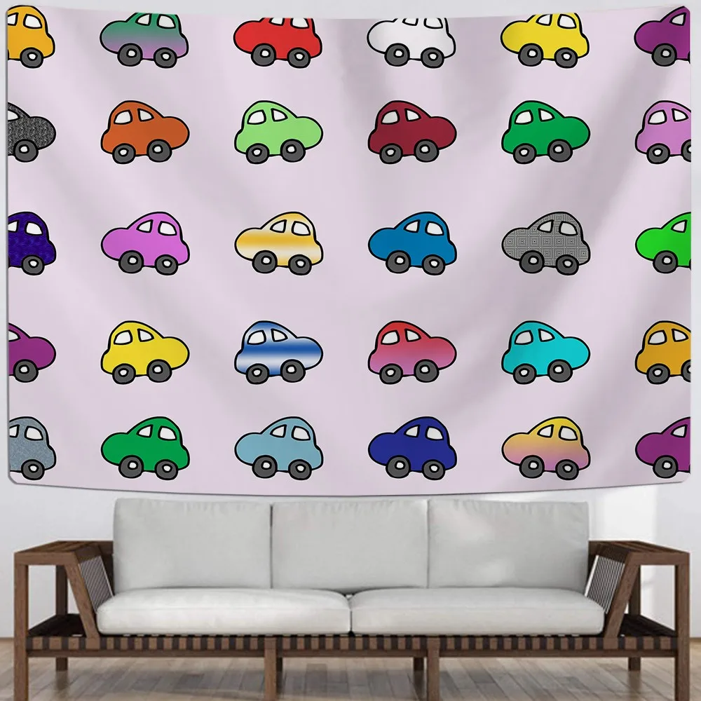 

Little Robot Tapestry Rocket Hanging 3D Print Cartoon Wall Tapestry For Bedroom Wall Carpets For Living Room Home Decor Tapestry