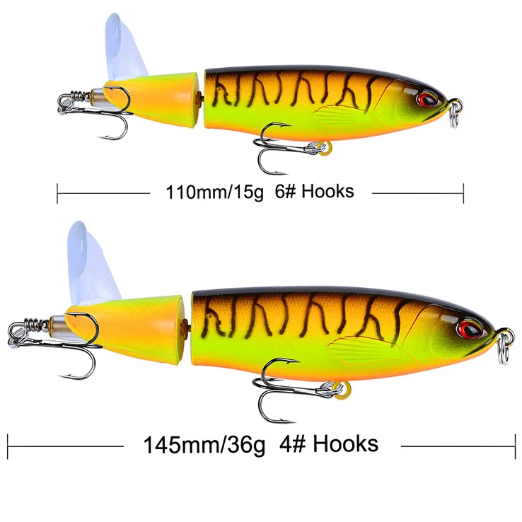 10g-37 г гамбургер Поппер Высотка каблука 10 см/14 см Topwater рыболовная приманка