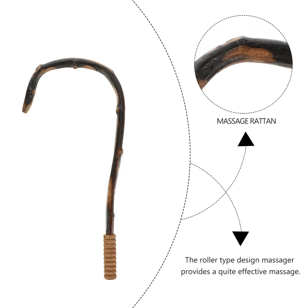 

2pcs Roller Back Sticks Wooden Body Scratching Back Massagers Rods