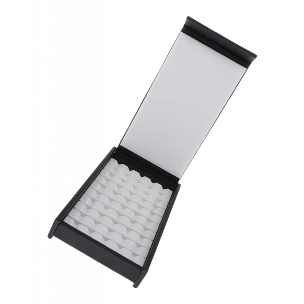 

Black Gem Genstones Display Box Show Case Jewelry Display Case 10 Row