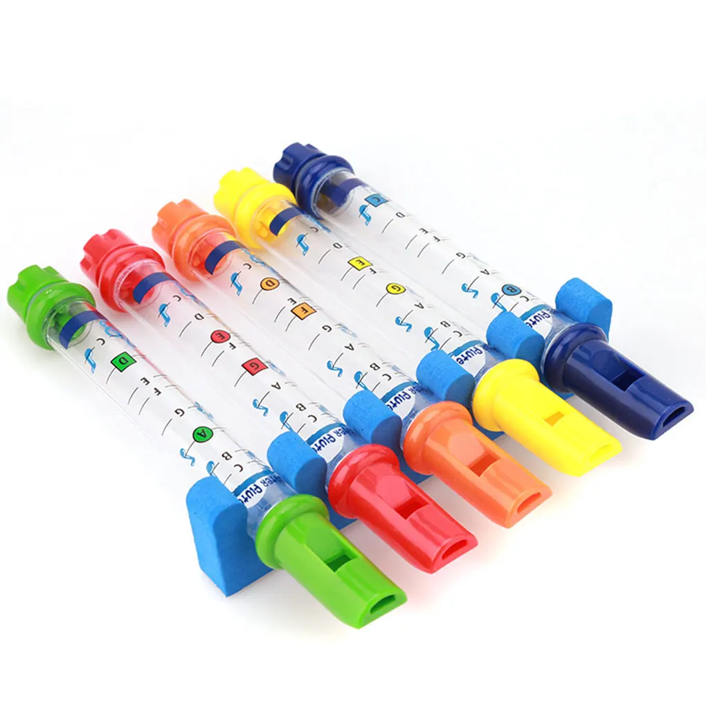 Детские Красочные Водные флейты для детей музыкальные Забавные Игрушки ванны