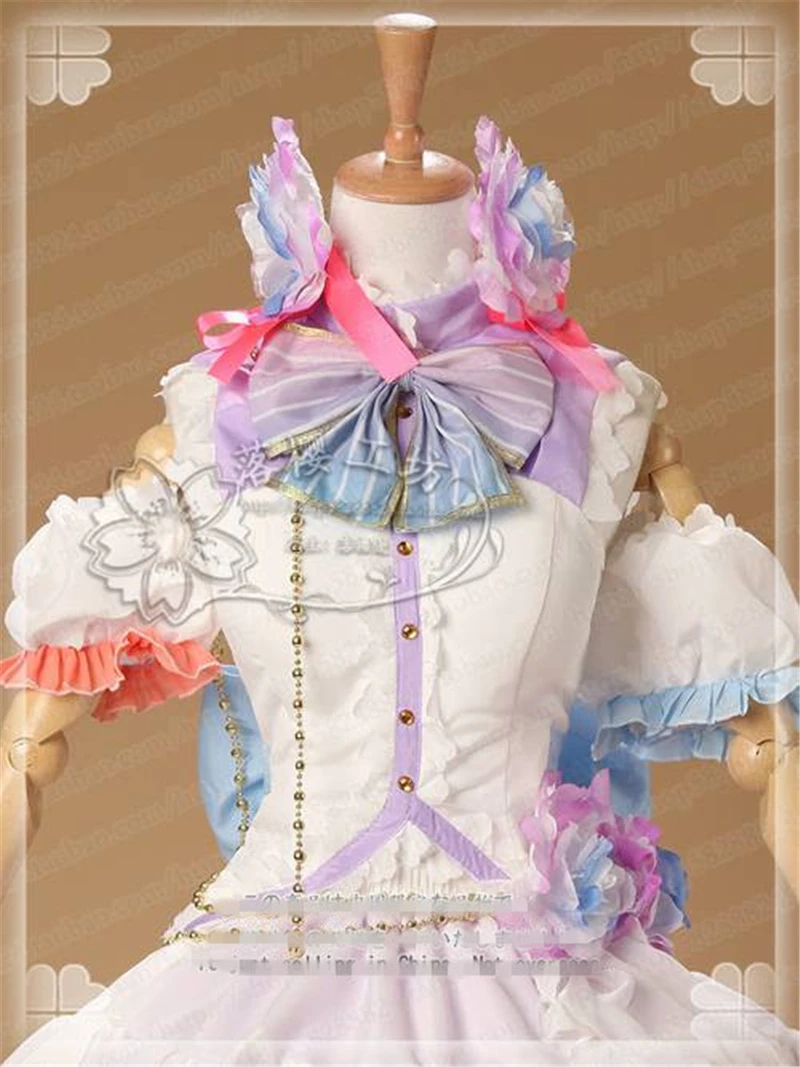 Костюм для косплея Нико Ядзава из аниме Love Live белое платье на День святого