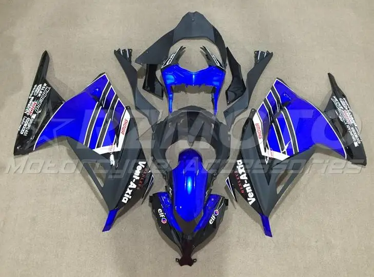 

Литья под давлением Новый ABS весь обтекатели комплект для Kawasaki Ninja 300 EX300 2013 2014 2015 2016 2017 2018 кузов комплект синего цвета