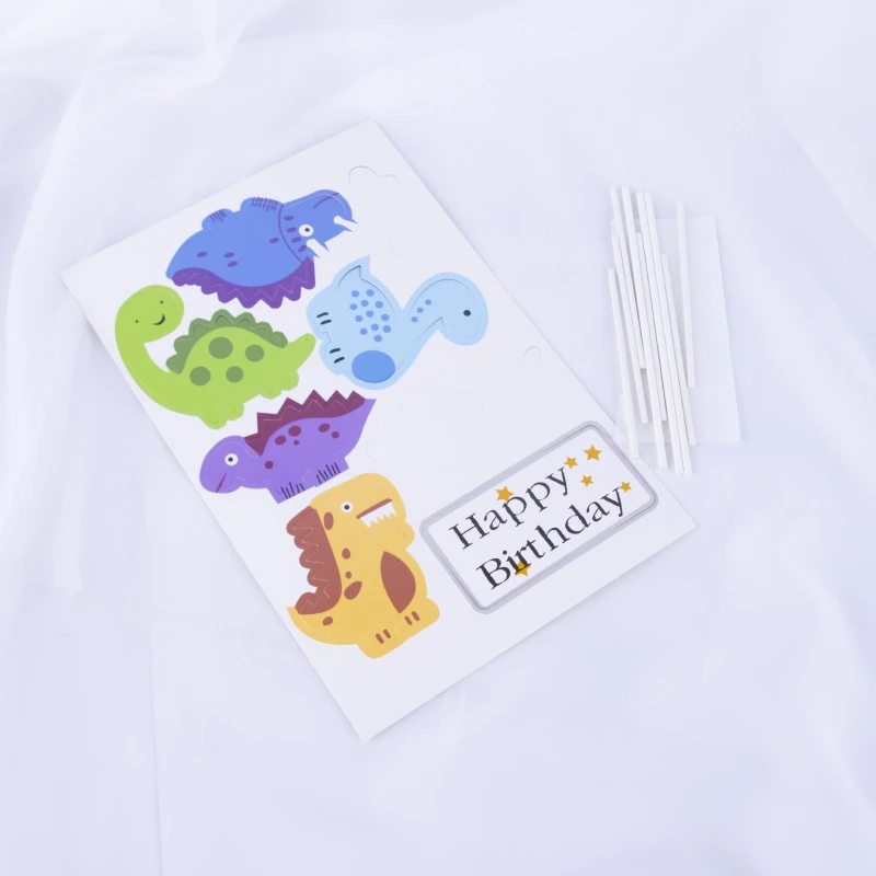 9 шт./компл. фотоальбом мультяшное облако динозавр торты инструменты для