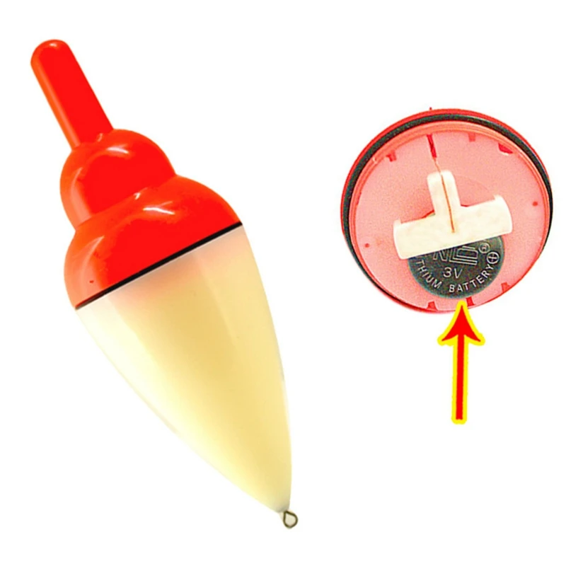 Светодиодный электронный поплавок для рыбалки морской рок пластиковый