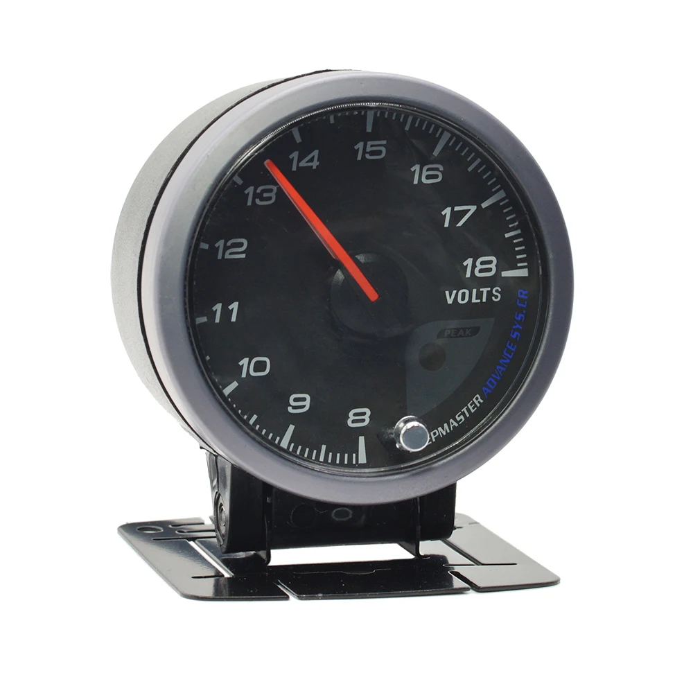 Датчик напряжения Dragon Gaug измеритель для автомобиля и мотоцикла с красной белой