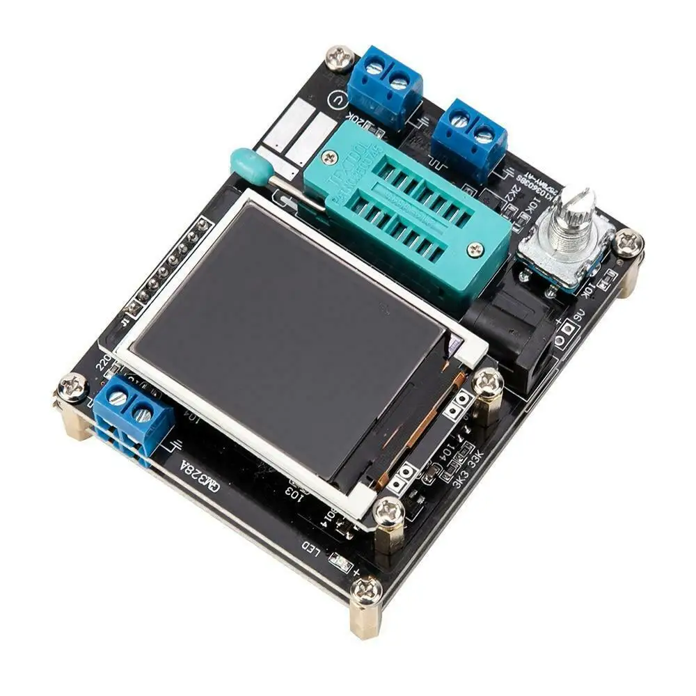 English/Russian GM328A LCD Transistor Tester Diode Capacitance ESR Voltage Frequency Meter PWM Square Wave Signal Generator | Инструменты