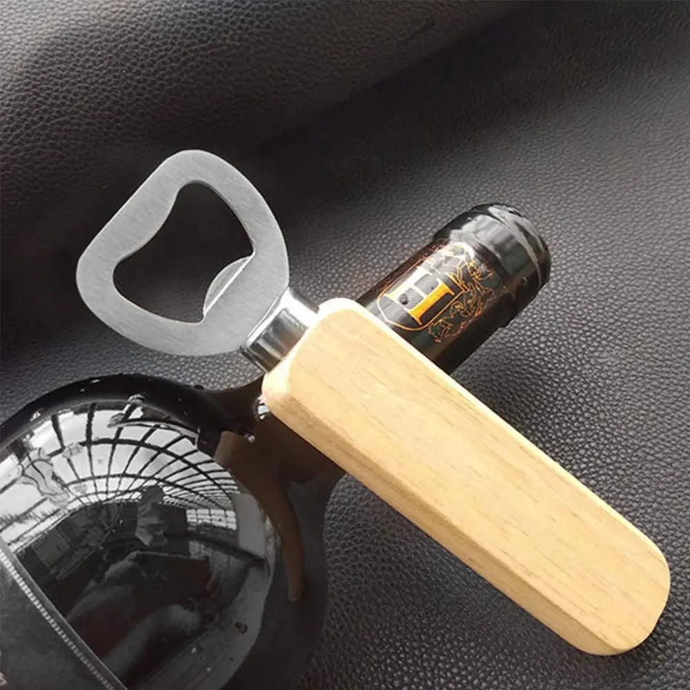 

3 шт., деревянные открывалки для бутылок с деревянной ручкой