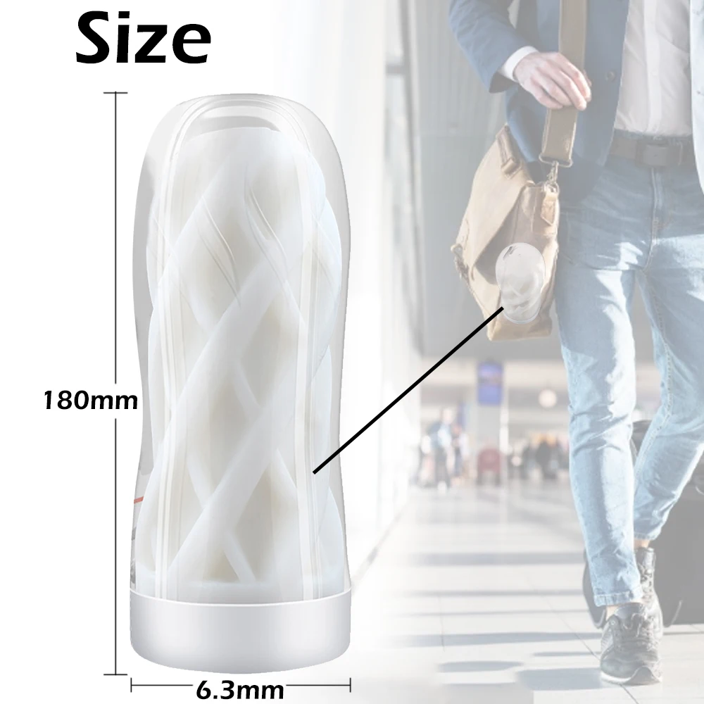 Новый Мужской мастурбатор мягкая киска интимные игрушки для мужчин прозрачная