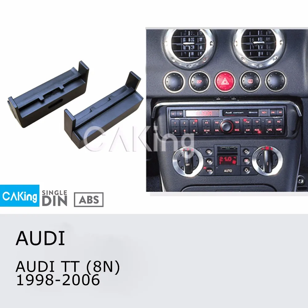 Однодиновая Автомобильная радиопанель Fascia Для Audi TT (8N) 1998 2006 комплект для