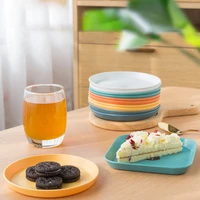 creative household japanese bone plate square snack plate plastic fruit bone plate cake plate table plate