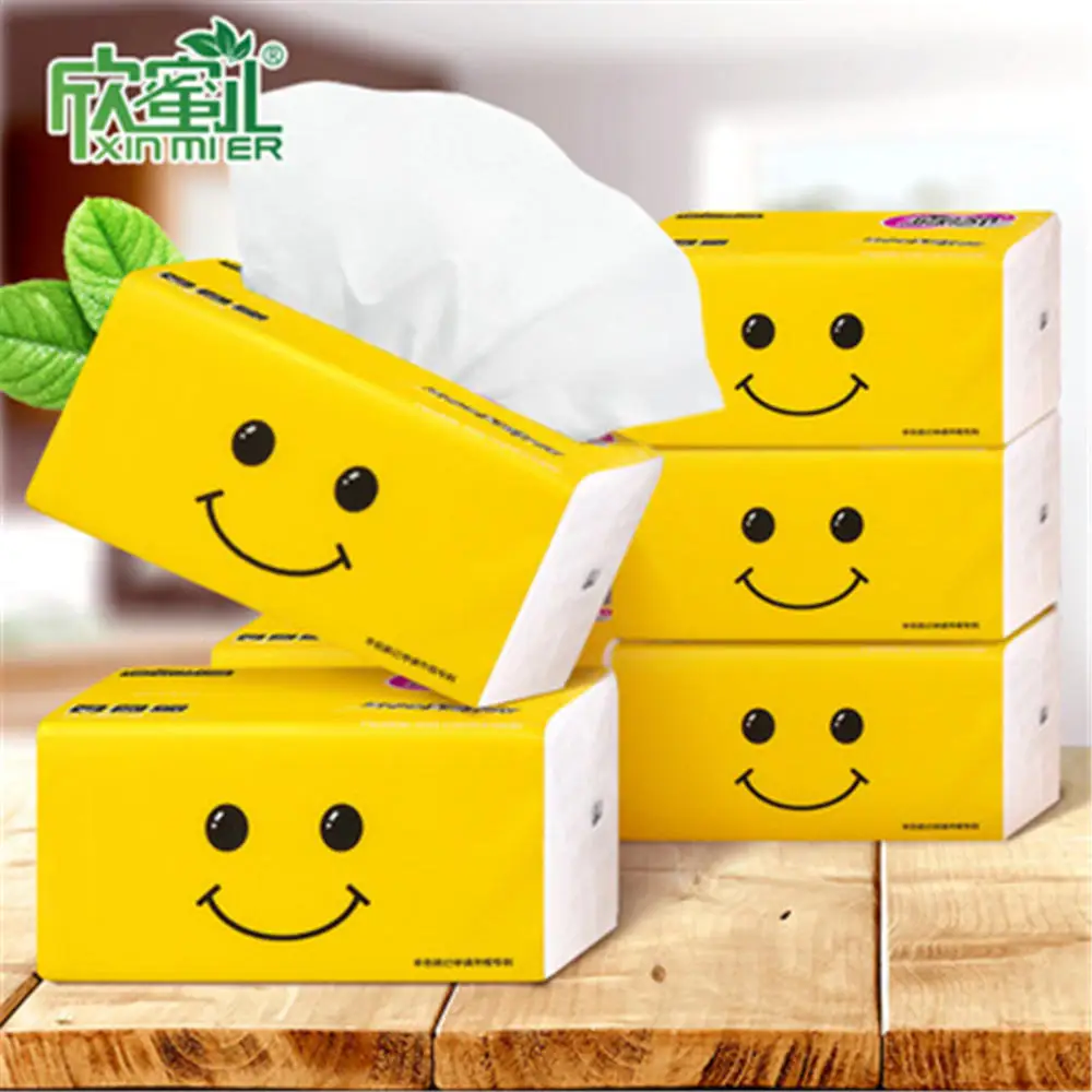 

Полотенца для дома салфетки из шелковистой бумаги, 3 слоя, 300 листов натуральная древесная масса, оптовая продажа