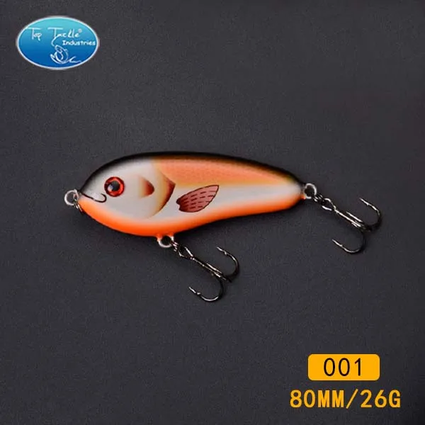 2 hooks 80mm 001 Бесплатный проезд рыболовные снасти рывок приманки рыболовную приманку голубка( 80 мм 25 г- 8/pcs-8/цвет- раковина - Цвет: 2 hooks 80mm 001