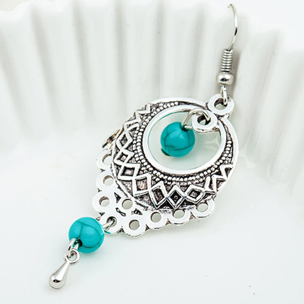 Модные серьги для женщин винтажные серебряные капли Специальные Серьги капельки