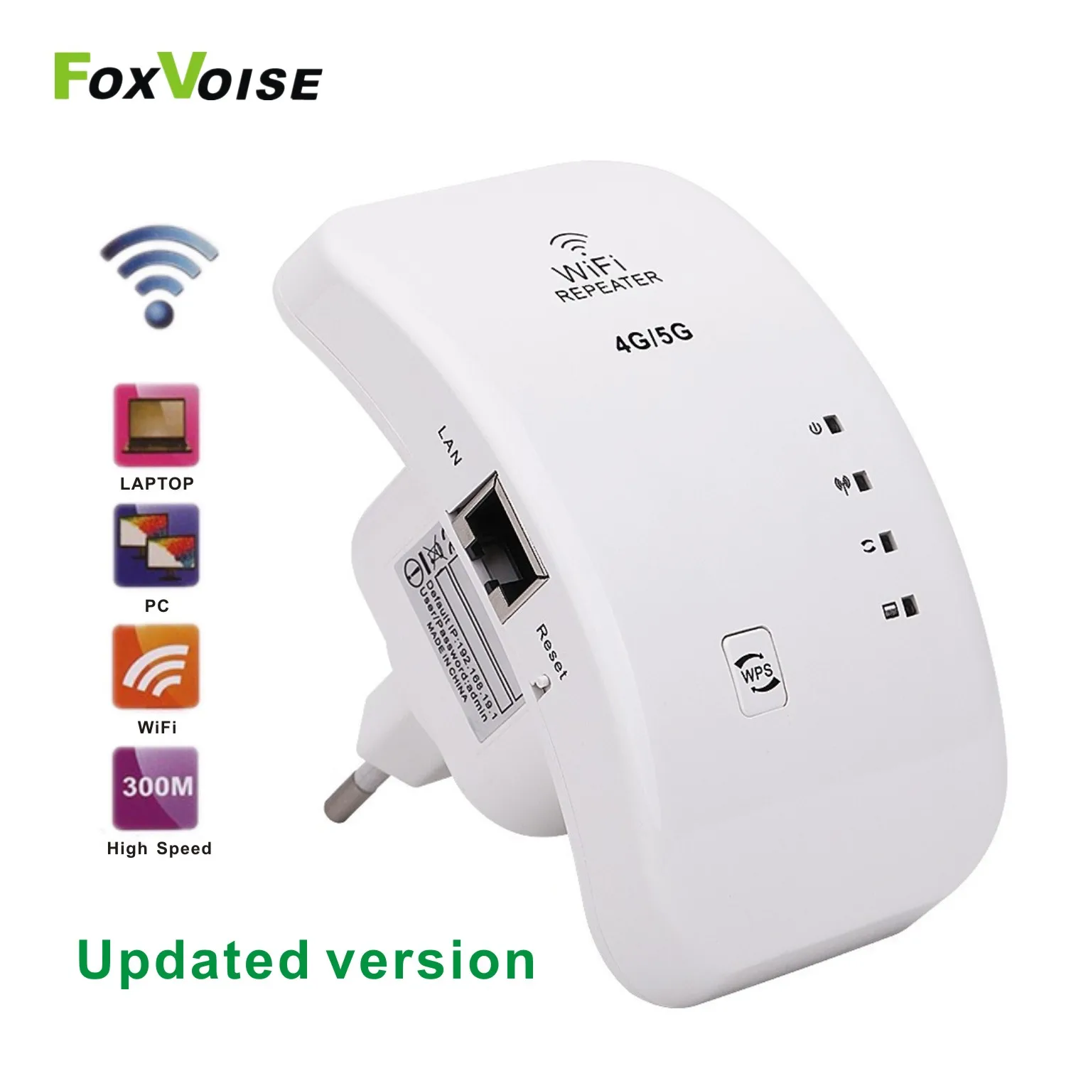 

Wifi Repeater WIFI Router Signal Amplifier Long Range Extender Ultraboost Booster Easy install Wireless Network Enhancer Adapter