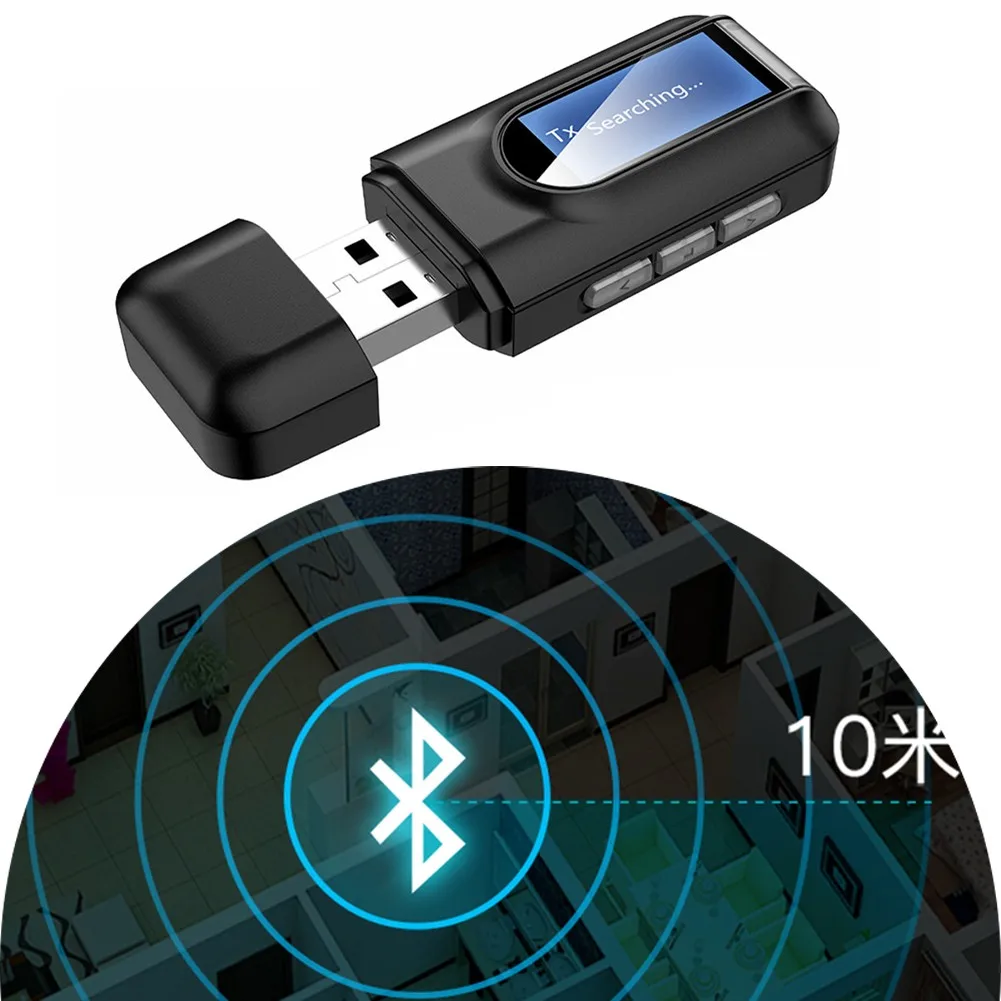 

Передатчик и аудиоприемник A2DP Bluetooth 5,0 с USB разъемом, адаптер Bluetooth