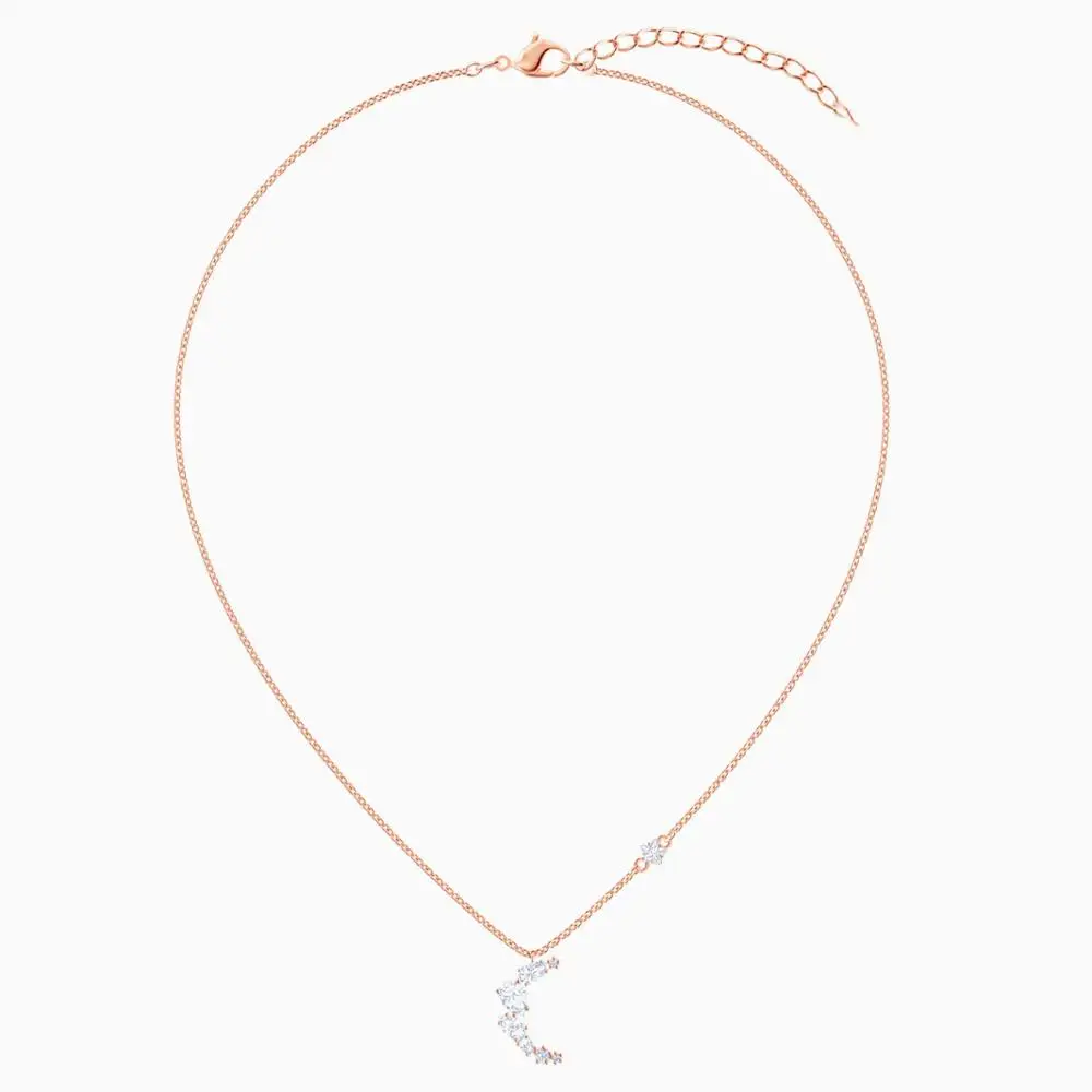 

Fashion Jewelry SWA New CRUZ MOONSUN Necklace Shape MoonSun Starry Rose Gold Chain Women Luxury Jewelry Gift