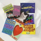 Ins Cat Cherry Retro английские декоративные картины Домашний декор фон Плакат открытка красочная наклейка на стены поздравительные открытки 9 листов