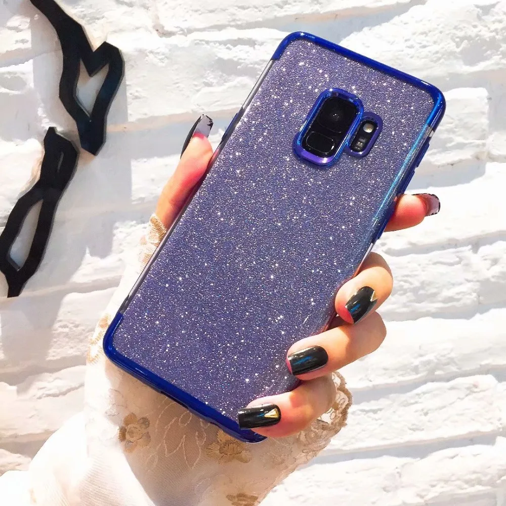Мягкий силиконовый чехол из ТПУ с градиентом для Samsung Galaxy S8 S9 J4 J6 A6 A8 Plus 2018 J5 J7 A5 A3 A7