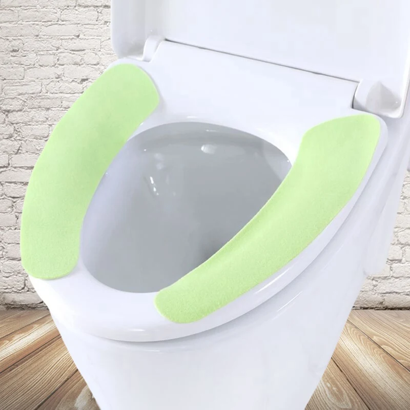 

Новый стильный домашний мягкий прилипающий коврик для унитаза, 4 цвета