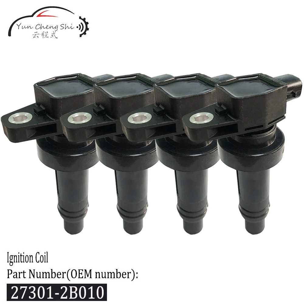 4 шт. высокое качество катушки зажигания 273012B010 27301 2B010 27301/2B010 для Hyundai Kia двигатель