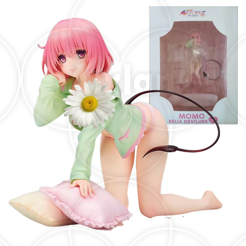 

13 см альтер To LOVE Ru темнота Момо Бела девилке Пижама японское аниме девушка ПВХ экшн-фигурка игрушка для взрослых Коллекционная модель Кукла