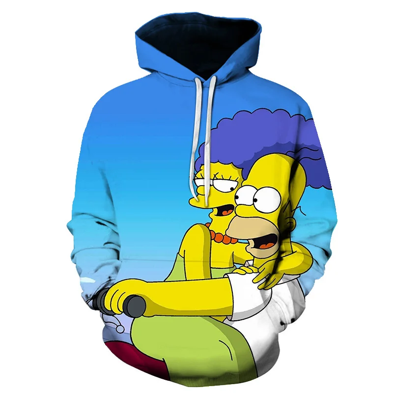 

2019 new the Simpson Printed Men Women 3D Sweatshirts Quality Hooded Jacket Novelty Streetwear Fashion Casual Pullover