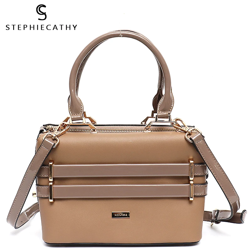 SC женская модная сумка из искусственной кожи с верхними ручками роскошная