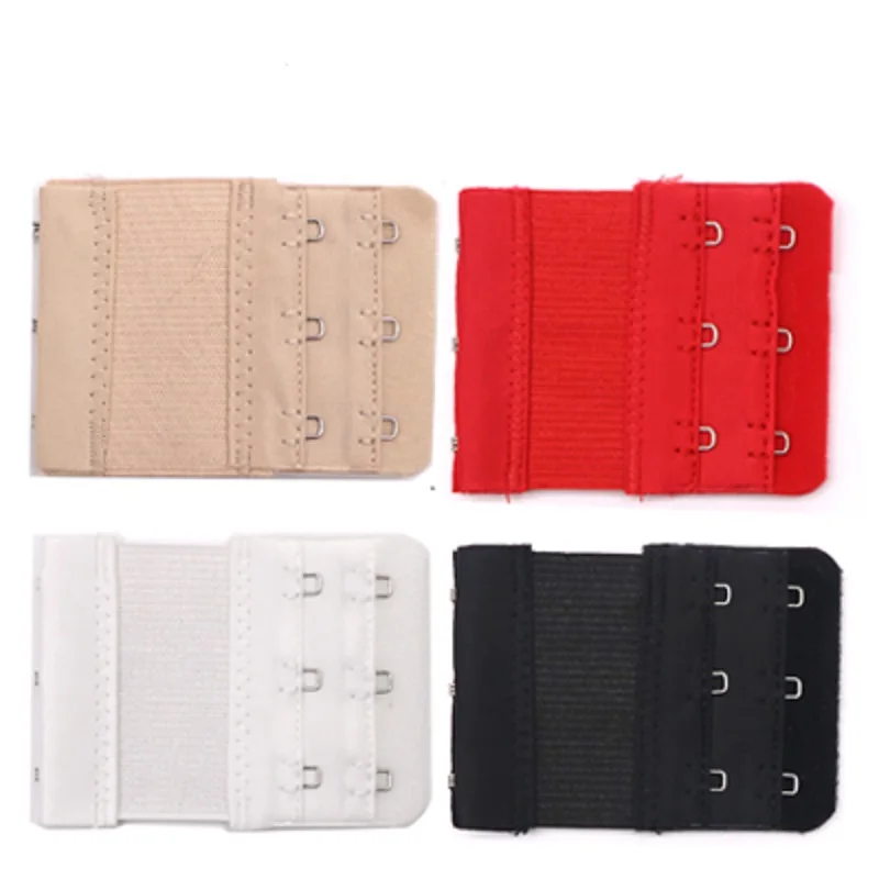 

3/4pcs Bra Extenders Strap Buckle Extension 2 Row 3 Hook Clasp Straps Women Bra Strap Extender Sewing Tool Intimates Accessories