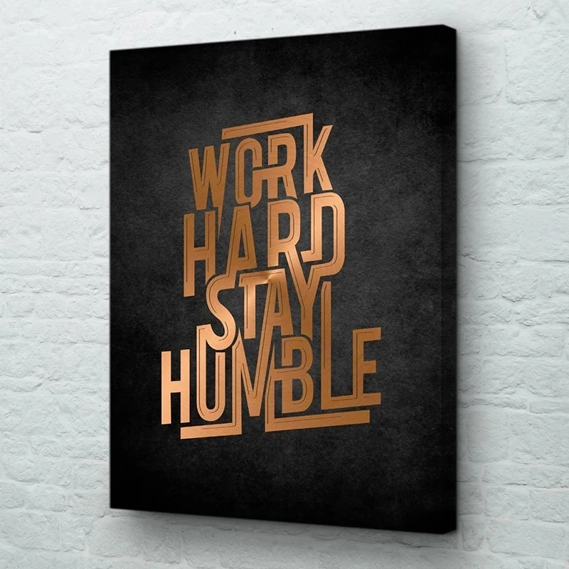 

Inspirational Quotes Canvas Painting Motivational Letter Words Posters and Print Wall Art Picture for Study Office Bedroom Decor