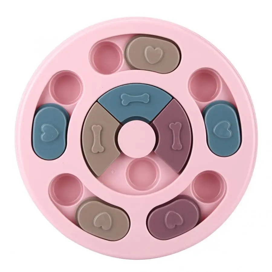 Pet еда чаша для кормления образовательная головоломка интерактивная игрушка