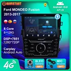 Android 10 автомобильный мультимедийный плеер для Ford MONDEO Fusion 2013-2017 автомобильное радио 4G WIFI BT CarPlay Автомобильная GPS-навигация без DVD-плеера