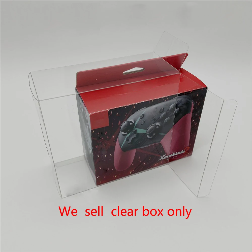 

High quality PET protective box For SWITCH NS game controller plastic transparent Collection Display Box