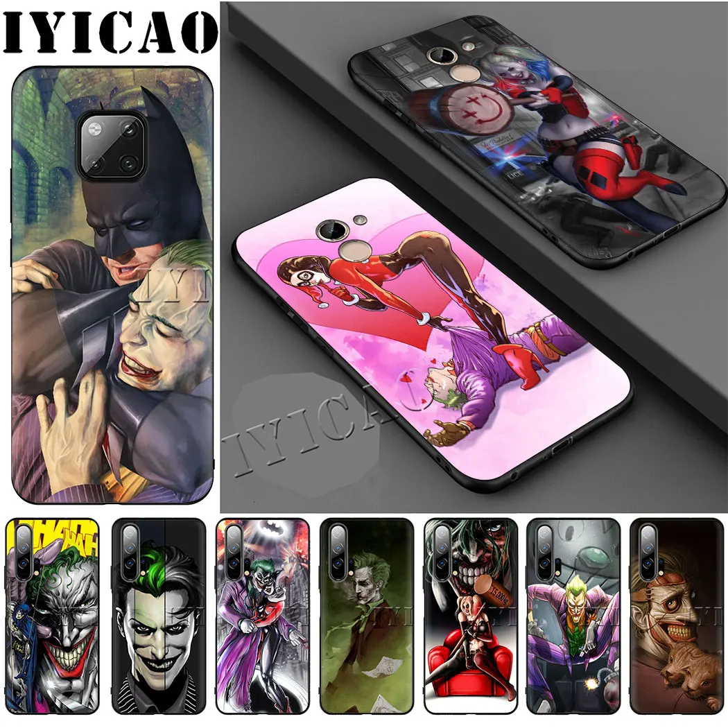 С принтами &quotотряд самоубийц&quot &quotХарли Квинн Джокер мягкий чехол для Huawei Honor 8 9
