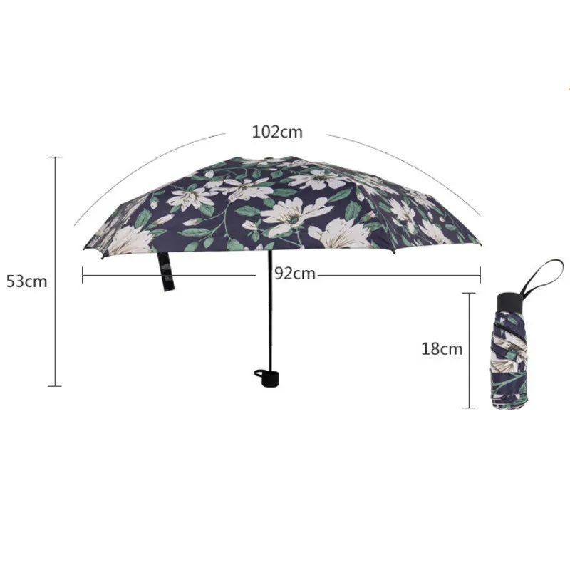 190 г маленький Модный складной детский зонт дождь для женщин подарок мужчин Мини