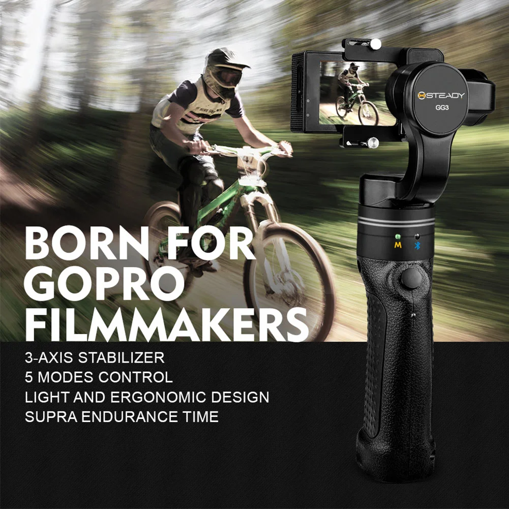 3 оси аксессуары противоударный Открытый путешествия Гибкий ручной Gimbal