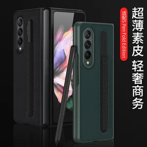 for s pen fold edition samsung galaxy z fold 3 case with s pen holder w22 protective cover with s pen slot only case no spensell free global shipping