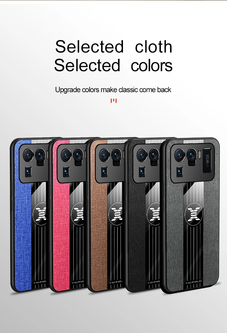 

Armor Protection Anti-fall Phone Case For Xiaomi Note 11 10 Lite Pro Ultra 10S Cloth Pattern With Magnetic Ring Bracket Cover