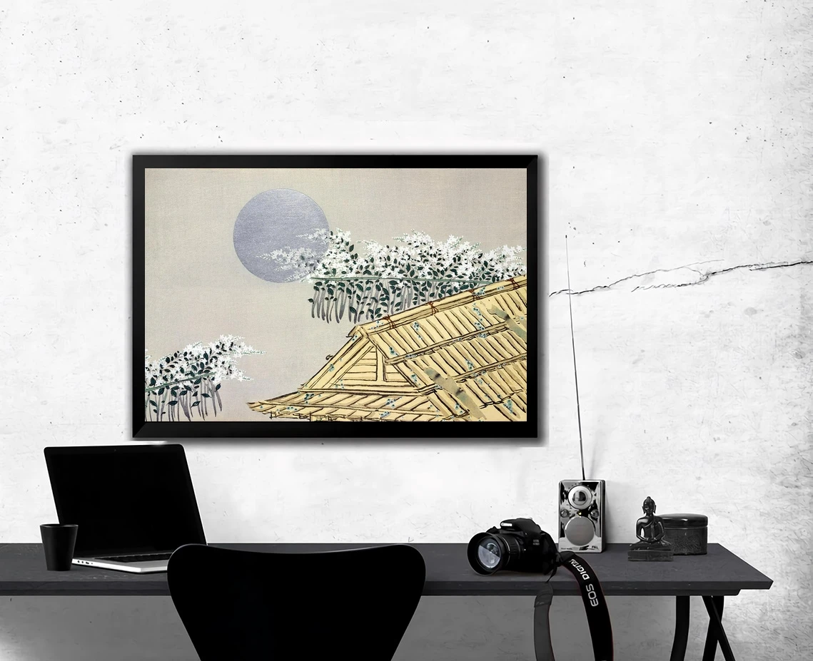 Азиатское искусство-дом от Момойогузы цветы сто поколений Камисака Sekka холст