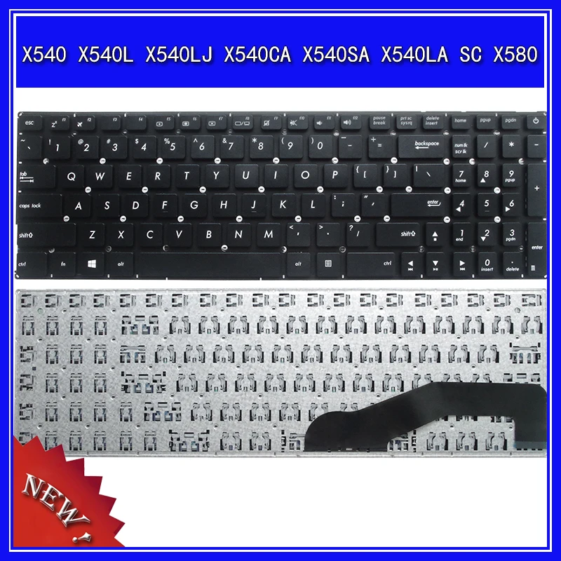 

Клавиатура для ноутбука ASUS X540 X540L X540LJ X540CA X540SA X540LA SC X580, сменная Клавиатура для ноутбука