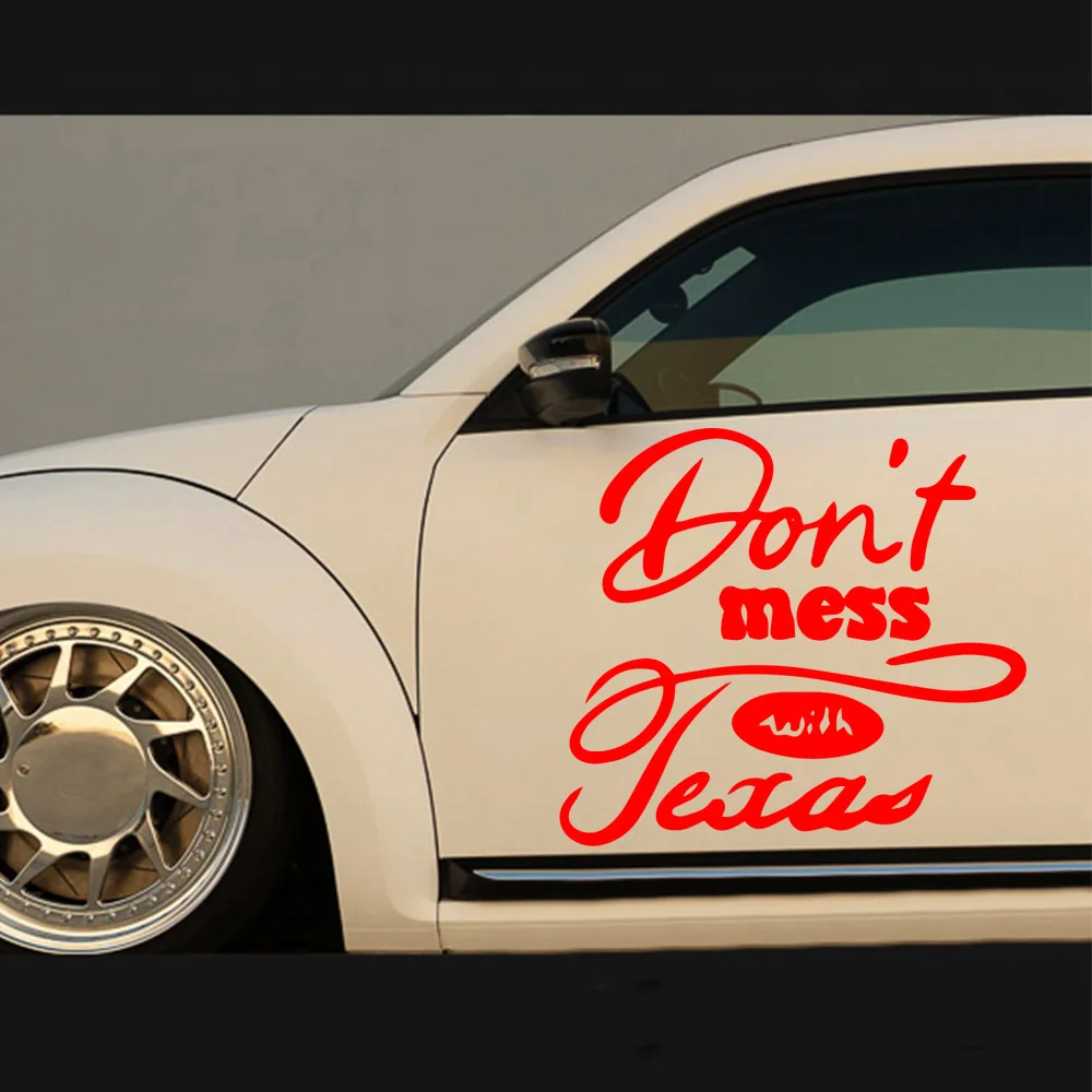 

Car Door Texas Car Assessoires Decals Vinyls Decals Fashion Creative Car Full Body Head Styling Stickers
