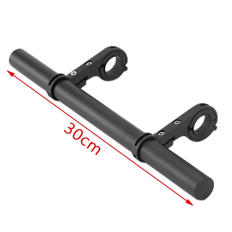 

Bike Handlebar Extension 30CM Bicycle Handlebar Extender Aluminum Alloy Bracket for Clamp Speedometer Headlight GPS